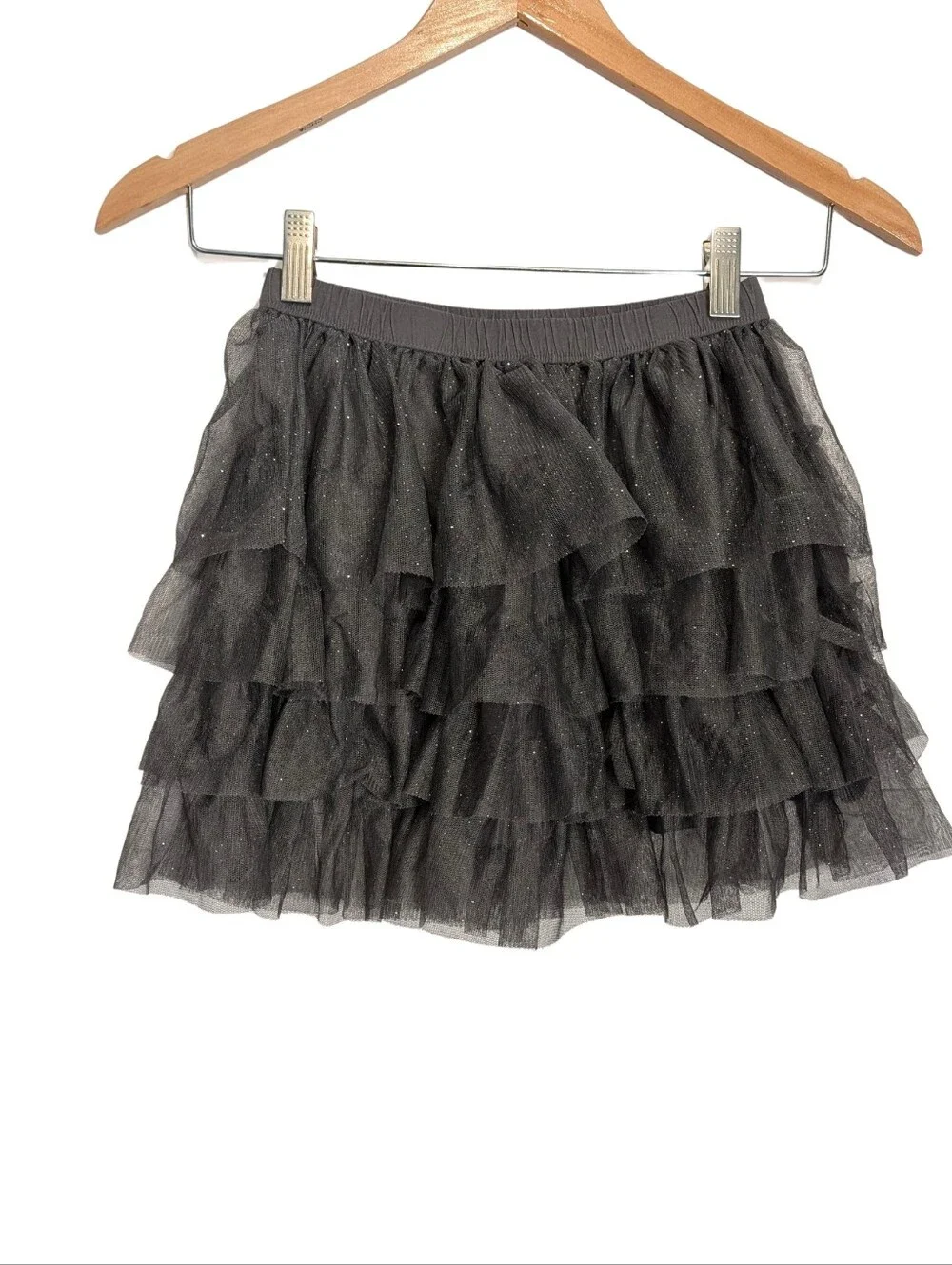 Tiered Sparkly Tulle Skirt -Kids Medium